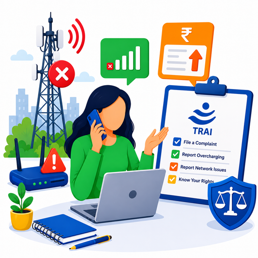 Telecom Overcharging & Network Failures: How to Complain to TRAI in India
