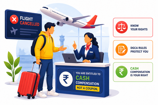 Flight Cancellation Compensation India 2026, DGCA Rights & How to Claim